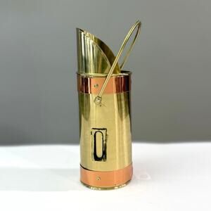 Vintage Copper and Brass Matchstick Holder